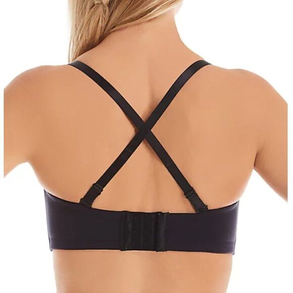 Wacoal 854372 Black Staying Power Strapless Bra Convertible Wire Free Sz 34D NEW - Picture 11 of 16